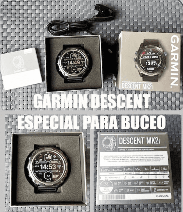 Garmin Descent Mk2i, especial para buseo